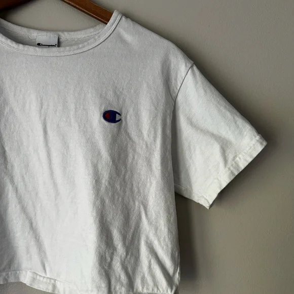 Champion Women's Short Sleeve White Tee - Picture 1 of 6